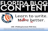 FLBlogCon*tent  - Learn to Write Mo' Better!