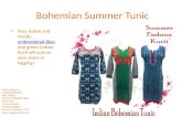 Bohemian summer tunic