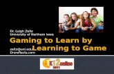 Gaming to Learn by Learning to Game