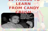 13 Things to learn from Candy Crush