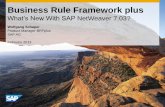 Business rule framework plus what's new with sap net weaver 7.03 .03