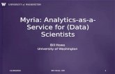 Myria: Analytics-as-a-Service for (Data) Scientists