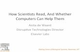How Scientists Read, And Whether Computers Can Help Them