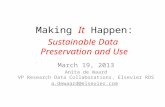 Making Data Sharing Happen