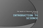 Introduction to Science 3.1 : Exploring Physical Science