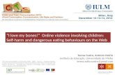 “I love my bones!”  Online violence involving children:  Self-harm and dangerous eating behaviours on the Web