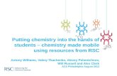 Putting chemistry into the hands of students – chemistry made mobile using resources from the Royal Society of Chemistry