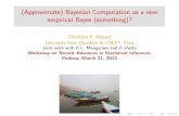 (Approximate) Bayesian computation as a new empirical Bayes (something)?