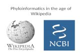 Phyloinformatics in the age of Wikipedia (warning, do not view if easily offended)