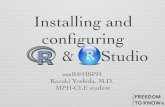 Install and Configure R and RStudio