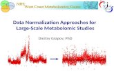 Data Normalization Approaches for Large-scale Biological Studies