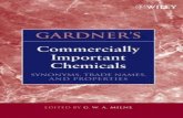 Gardner's commercially important chemicals  synonyms, trade names, and properties