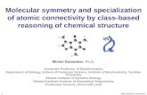 Molecular symmetry and specialization of atomic connectivity by class-based reasoning of chemical structure