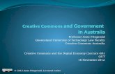 Creative Commons and Government in Australia