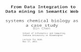 Towards semantic systems chemical biology