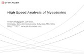 High-Speed Analysis of Mycotoxins with UHPLC