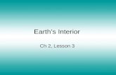 Earth Science: Earth’s interior