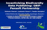 Incentivising Biodiversity Data Publishing: GBIF-Pensoft Partnership
