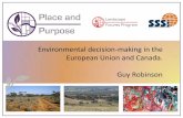 Environmental decision making in the European Union and Canada