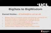UCL DataLab Launch - BigData to BigWisdom