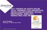 Hot Trends in Association Tech: Member Collaboration, Micro-Volunteerism, Social Mentoring & Inbound Marketing