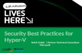 Security Best Practices For Hyper V And Server Virtualization