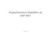 Asynchronous handlers in asp.net
