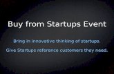 Buy from Startup Belgium - first event presentation