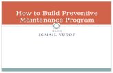 How To Build Preventive Maintenance Program