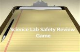 Science lab safety review game