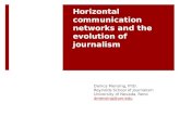 Horizontal communication and the evolution of journalism