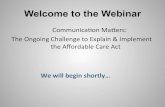 CALPACT Training: Health Communication Matters Webinar 092712