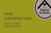 Social Trends and Platforms