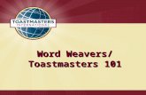 Word Weavers/Toastmasters 101