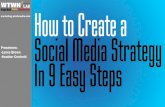 How to Create A Social Media Strategy In 9 Easy Steps