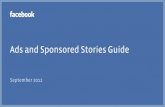 Facebook ads and sponsored stories