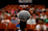 "You're Up" - Some fundamentals (and hacks) for presentations & public speaking