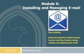 Module 005   installing and managing e-mail