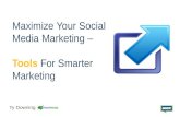 SMX Social Media Marketing - Tools To Maximize Your Social Media Efforts, Ty Downing