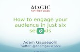 Vine, Instagram and social video: How to engage your audience in just six seconds by Adam Gausepohl of PopShorts