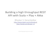 Building a high throughput rest api with scala