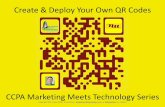 Create & Deploy Your Own QR Codes  by Neal Wiser