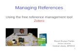 Reference Management tool: Zotero