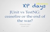 TestNG vs JUnit: cease fire or the end of the war