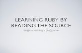 Learn Ruby by Reading the Source