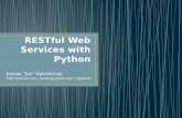 RESTful Web Services with Python - Dynamic Languages conference