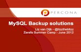 Zararfa SummerCamp 2012 - Performing fast backups in large scale environments using open source backup tools