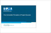 Immutable principles of project management (austin pmi)(v4)(no exercise)