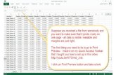 Excel tutorial   how to get the margins right on the excel spreadsheet