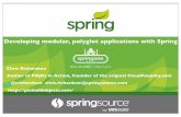 Developing modular, polyglot applications with Spring (SpringOne India 2012)